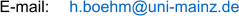 E-mail:  h.boehm@uni-mainz.de