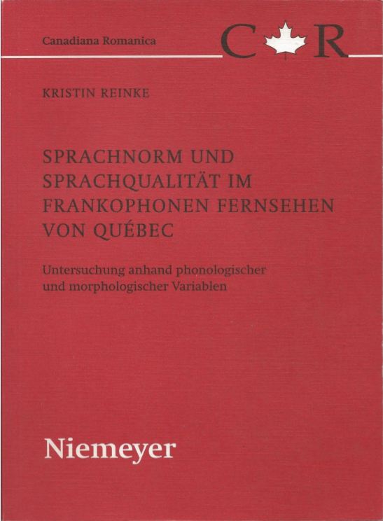 Kristin Reinke Dissertation Sprachnorm und Sprachqualität