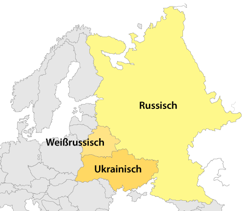 Karte Ostslavisch