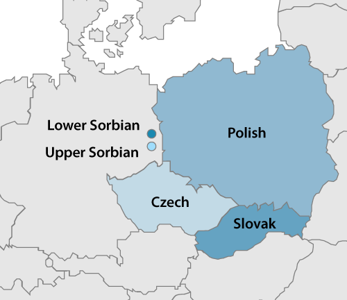 Map West Slavic