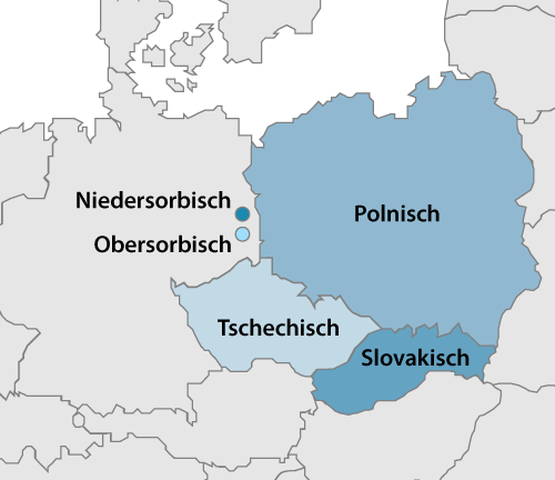 Karte Westslavisch